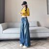 Women's High Waist Wide Leg Jeans Baggy Straight Denim Pants Casual Fall Trousers