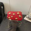 High-end Chain Cross-body Box Bag Female Niche Design Acrylic Handheld Dinner