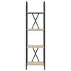 Bookshelf Sonoma Oak 40 x 30 x 146 cm Particleboard