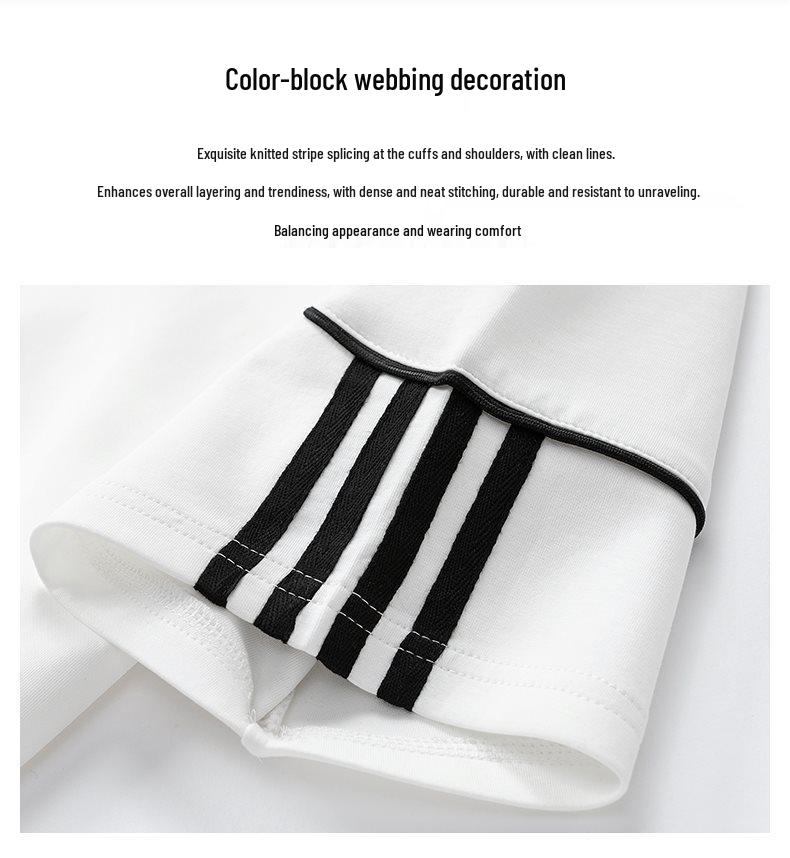 Ice-Cool Cotton Men's Two-Piece Set: Short-Sleeve T-Shirt & Five-Point Pants, Summer 2026 New Style, Casual Sportswear for Students