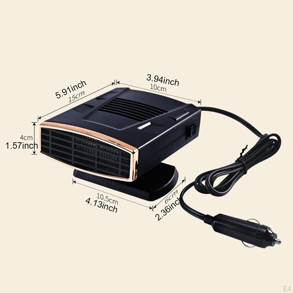 Car Heater Portable Automotive Defrosting Equipment Sturdy Defrost Defogger