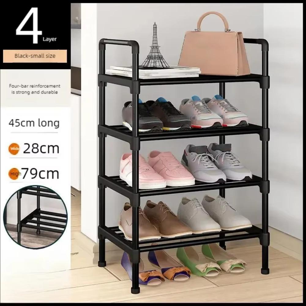 Multi-layer Shoe Hanger Easy Installation Space Save Storage Rack Thicken Dustproof Shoe Cabinet