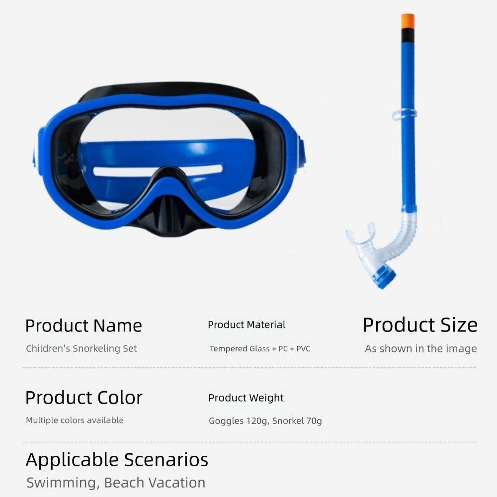 Wasserdichtes Kinder Schnorchelset Antibeschlag Kinder Surfbrille Kinder Schwimmbrille Kinder/Kinder