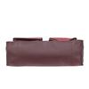 Large Suede Shopper Bag Vezze Tasca Burgundy