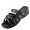 Lightweight EVA Air for Size 200388A [Nursery] Sandals, Two-Tone Color, Nursing, Office, Women's, M, Black,