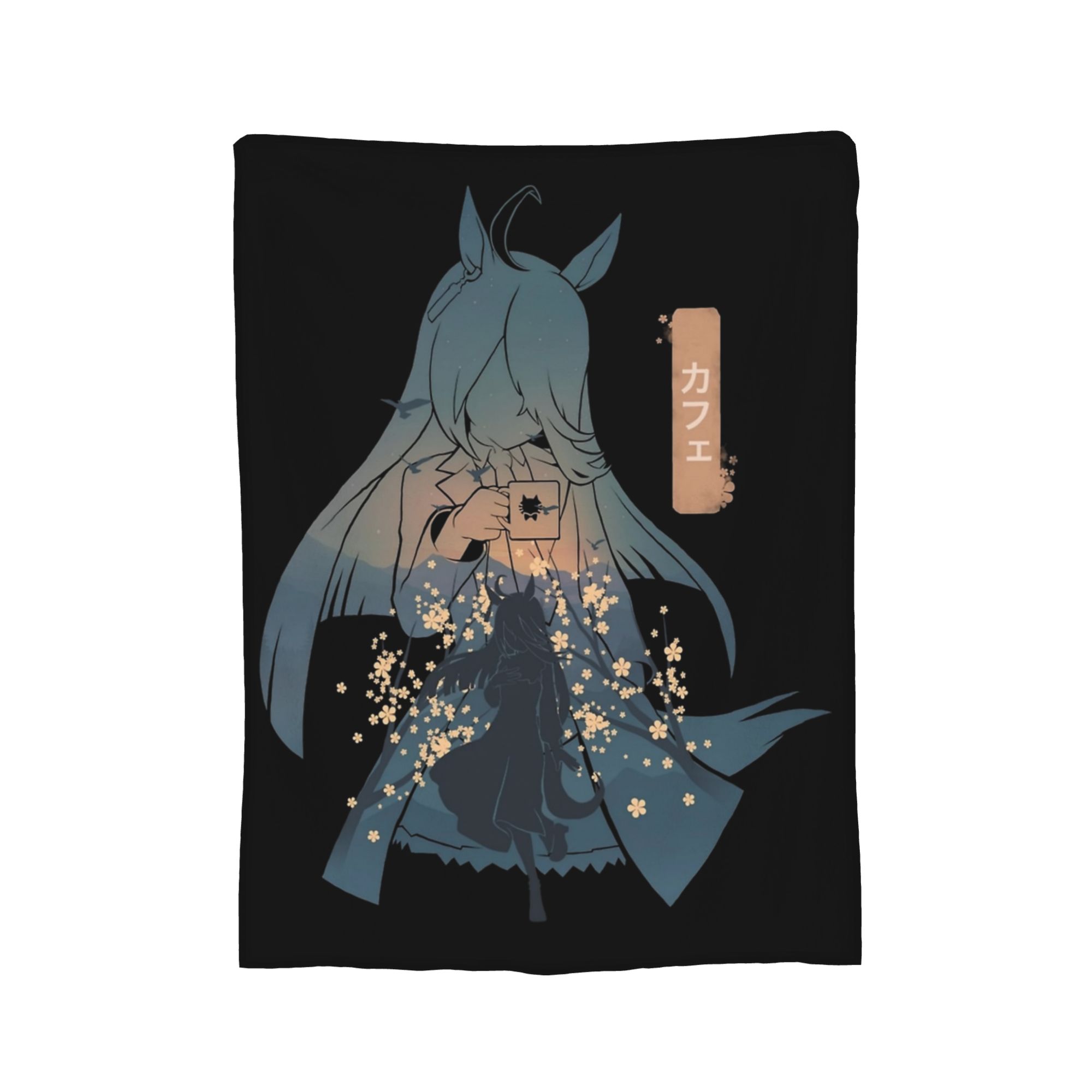 

Manhattan Cafe Uma Musume Anime Blankets Fleece Printed Multifunction Soft Throw Blanket for Bedding Car Rug Piece 130x150cm