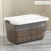 Extra Large Transparent High-Grade Plastic Storage Box for Home