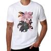 Lily Flowers And Butterflies Tshirt Regular Fit Plain Tee Shirt