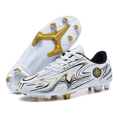 31-44 High Quality Shock Absorption Anti-skid and Wear-resistant Long Spike Outdoor Sports Training Football Shoes
