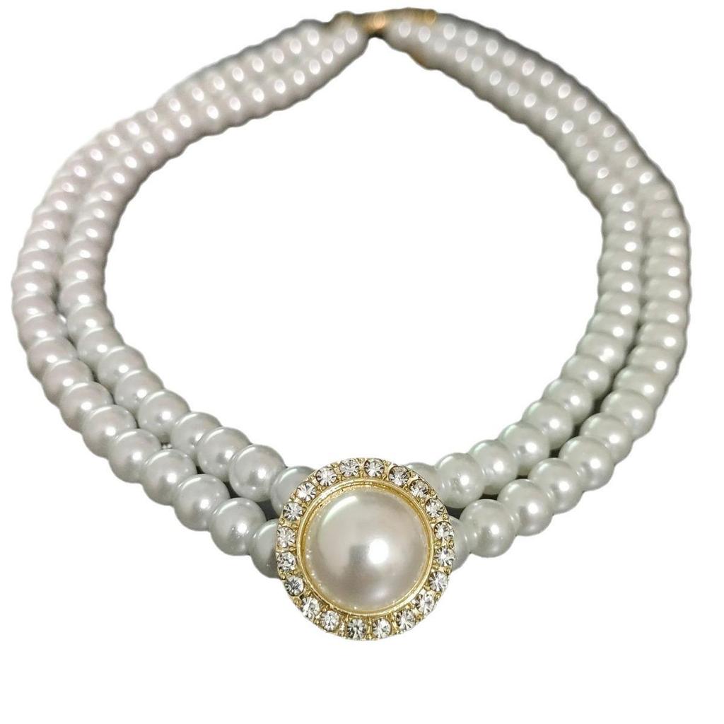 Elegant Retro Pearl Clavicle Necklace - Versatile French Summer Accessory for Women