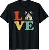 I Love My Siberian Husky Dog Lovers Funny Idea Shirts Gift Unisex T-Shirt