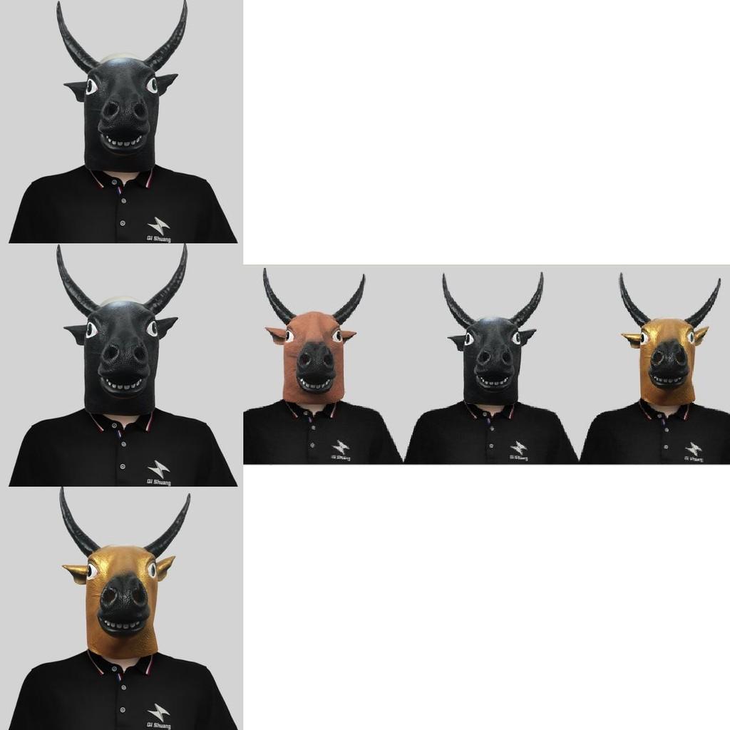 Adorable Animal Cow Head Mask For Creative Costume Parties And Fun Festivals