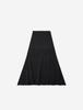 Flatwave In Seoul Ella Knit Crochet Long Skirt Black