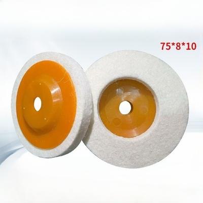 5 Bucăți 3 Inch 75mm Disc de Lustruit din Lână Disc de Șlefuire Disc de Șlefuire Perii de Lustruit Pad Abraziv cu Nisip Instrument de Șlefuire Rotativ