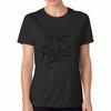 Ich bin nicht perfekt Damen Baumwoll-T-Shirt, Reine Baumwolle Premium-Druck, Langlebig, Lässige Mode. Umarme deine Unvollkommenheiten Stil, Kurzarm, Entspannt Fi