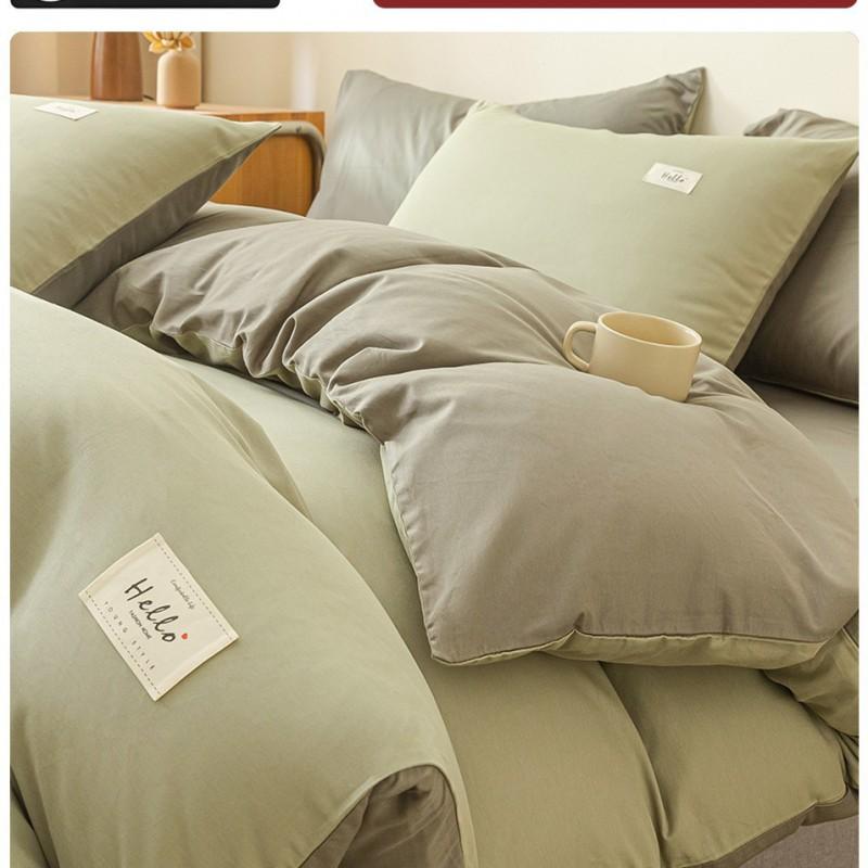100% Cotton Single Bed Duvet Cover 150x200cm 180x220cm 200x230cm Dorm Student