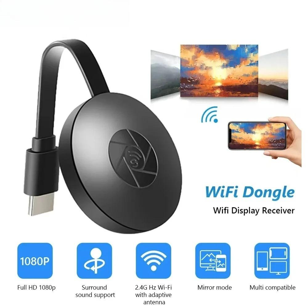 1080P Wireless WiFi Display Dongle Screen Mirroring Adapter For Miracast Airplay Cast Mobile Phone Laptop Screen To TV Projector