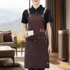 Tablier épais et imperméable pour homme et femme, anti-graisse, anti-taches, pour chef, café, restaurant, serveur, barbecue, cuisine
