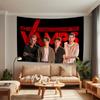 British Rock Band Tapestry Vamp Wall Hanging Background Cloth Bedroom Or Home Decor Concert Decoration Holiday Gift