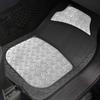 FH Group Group Car Floor Front 71 X Rear 46 X Imported from F11315SILVER (FH International) Mats, Silver, Scissor-Cut Rubber, 37cm-46cm, 32cm-46cm