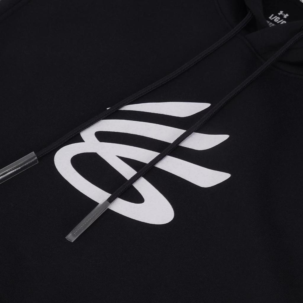 Under Armour SS24 Curry Fleece Basketball Jersey Men's Black 1374301-003