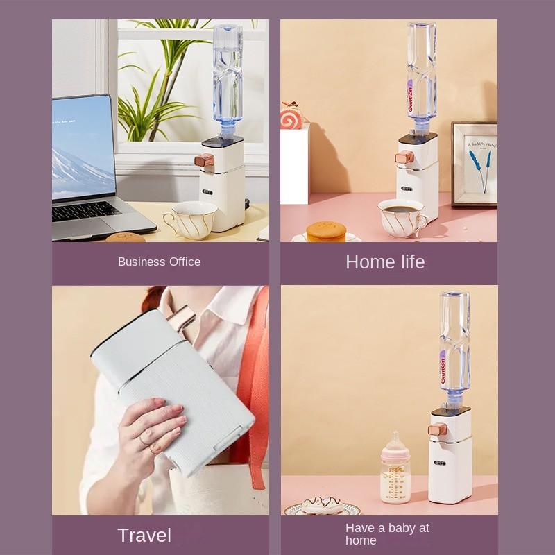3S Instant Hot Water Dispenser Small Desktop Baby Bottle Formula Dispenser Travel Portable Water Warmer