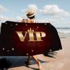 Laser VIP Beach Towel Colorful Bath Towels For Girl Microfiber Quick Dry Custom Sand Free Beach Yoga Spa Gym Pool