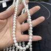 1String, White Natural Freshwater Pearls Beads for Jewelry Making DIY Necklace Bracelet Crafts (Beads 7-8mm, Length 36cm)