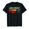 Aura Energy 67 Funny Six Seven Meme Men's and Women's Fashion Pure Cotton Design T-shirt Short-sleeved Top