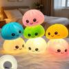 Cute Baozi LED Night Light Soft Silicone Color Changing Bedroom Decor Squishy Toy Simulation Baozi Lamp