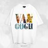 Van Gogh Text Art Tee | Van Gogh Portrait, Sunflowers Typography