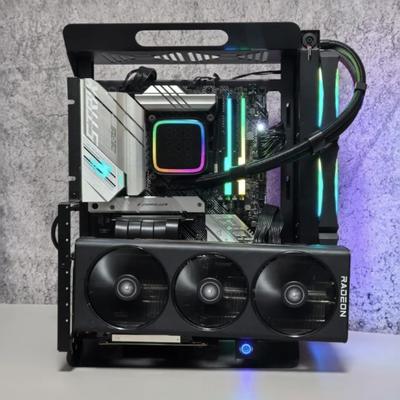 Open Chassis0/360Water Cooling and Air Cooling ATX/matx Rack Graphics Card Vertical Installation Computer Mainframe Small Case