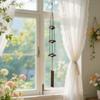 Chimes for Outdoors Blessing Sounding Ornament with 3 Bells Copper Small Wind Chimes for Temple Garden Patio Porch Home Lawn