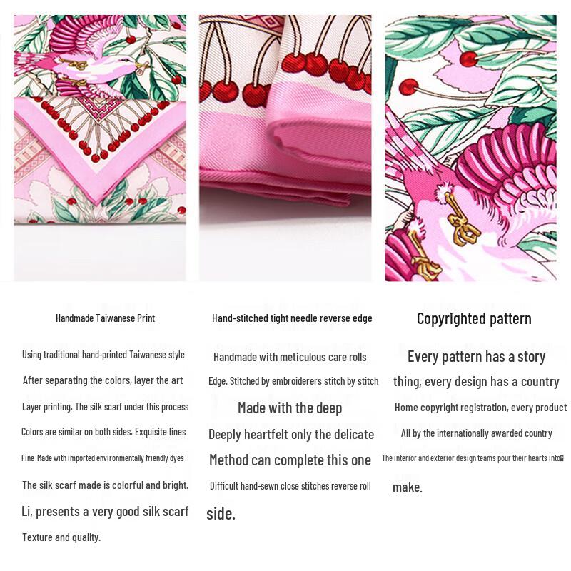 Aurora Women's Mulberry Silk Scarf & Portable Umbrella Set