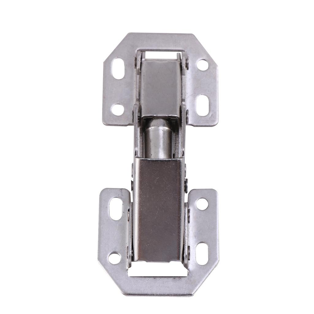 5Pcs Steel Cabinet Door Hinges Thickened 1.5mm Hydraulic Concealed Face Frame Mounting Heavy Duty Furniture Hinges Silent Stable