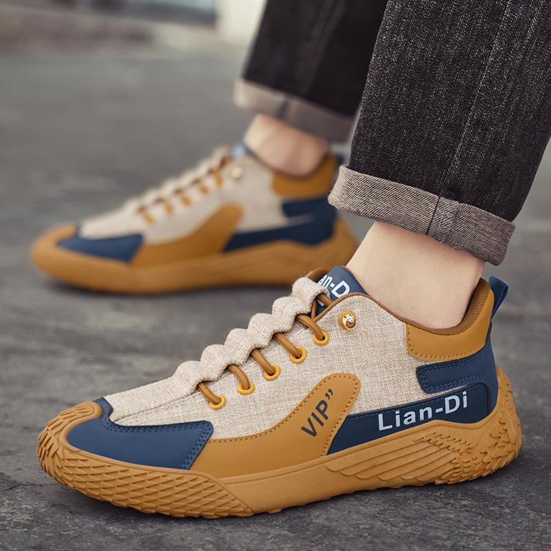 2025 autumn new men's casual single shoes trend men's shoes British style sports fashion versatile youth shoes