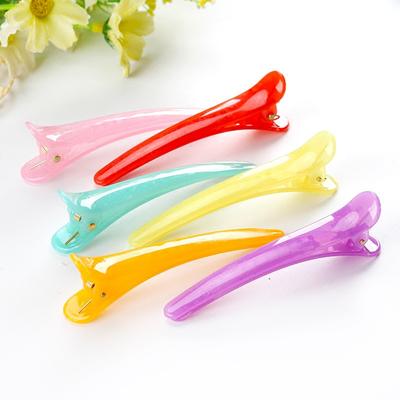 5 Stück Koreanische Version von süßen, bonbonfarbenen Jelly-Haarspangen, Pony-Randklammer, Krokodilklemme, Ein-Wort-Klemme, Entenschnabelklemme, Spitzmundklemme.
