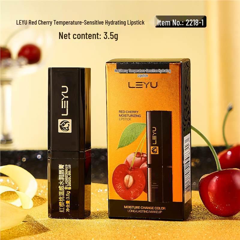 

LEYU Помада, меняющая цвет, Красная вишня: Увлажняющий, Питательный, Осветляющий и Разглаживающий морщинки на губах с помощью питательной маски для губ. Standard