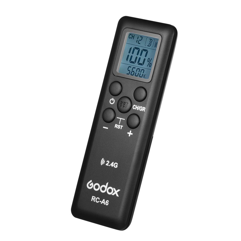 Godox RC-A6 dálkové ovládání 2,4 GHz bezdrátový přenos 32 kanálů 16 skupin Náhrada za Godox