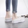 Damen Sommer Baotou Schuhe Rutschfeste weiche Unterseite Einfarbige Schuhe Outdoor Casual Mesh Patchwork Low Top Schuhe