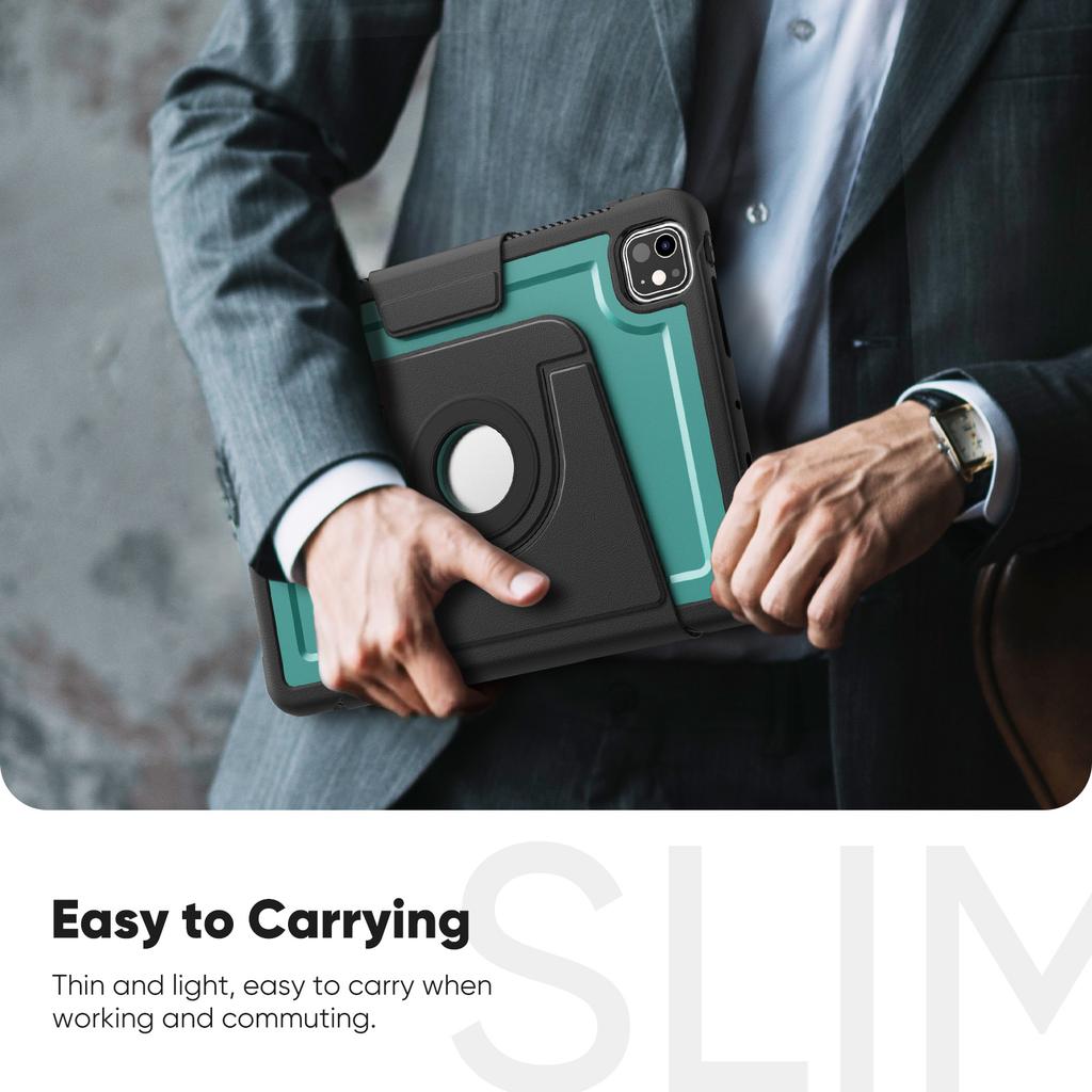Heavy Duty Protective Case for iPad Pro 11 M4 A2837 A3006 11 Inch Strong Magnetic Smart PU Leather Stand Tablet Cover
