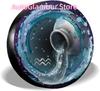 Fall Decor Aquarius Is A Sign Zodiac Spare Tire Covers Cute Car Accessories for Women Rv Tire Covers for Trailers  SUV Truck