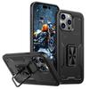 For iPhone 15 16 Pro Max/16 Plus/15 Plus/15 Pro/iPhone 16E Shockproof phone case car magnetic bracket protective cover TPU+PC