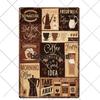 Coffee Tin Sign Vintage Metal Plaque Kitchen Coffee Bar Cafe Retro Posters Pub Wall Decorative Plates Home Decor 20*30 cm