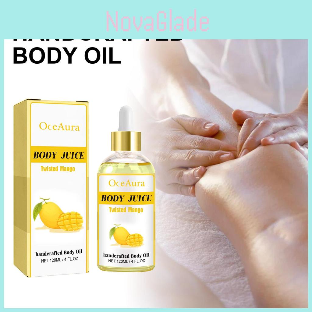 Luxurious Oceaura Mango Body Care Oil For Deep Hydration And Silky Smooth Skin