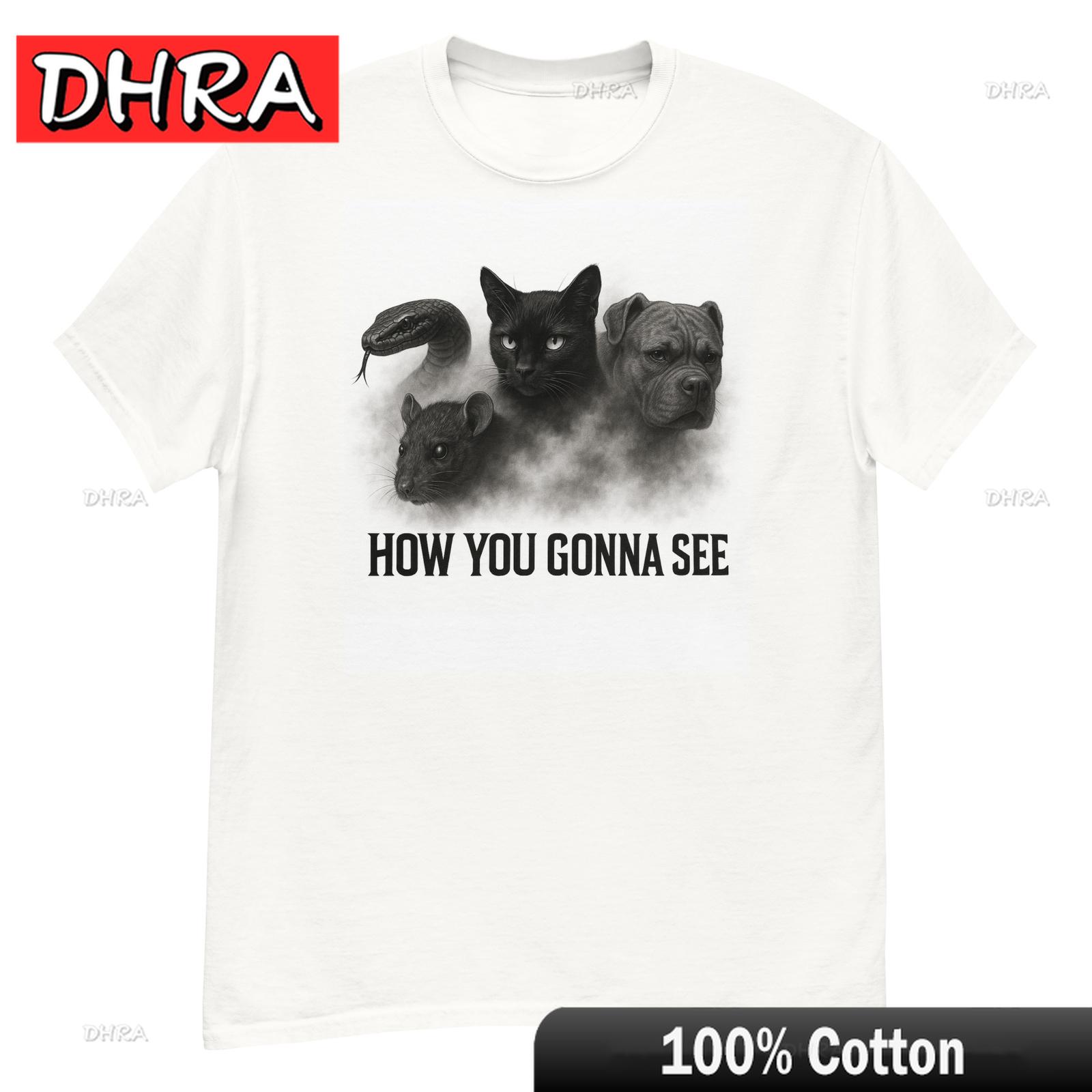 

The SnakeThe RatTheCatThe Dog Classic Tee Edgy Urban Stylish Women Tshirts Bold Retro Creative Shirt Crew Neck Colorful S