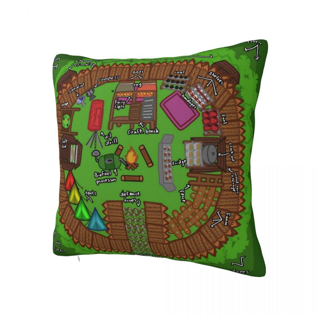 99 Nights In The Forest Base Idea Pillow Cover Square Pillow Case Cushion Cover Cute Funny Pillowcases For Sofa Home Decorative