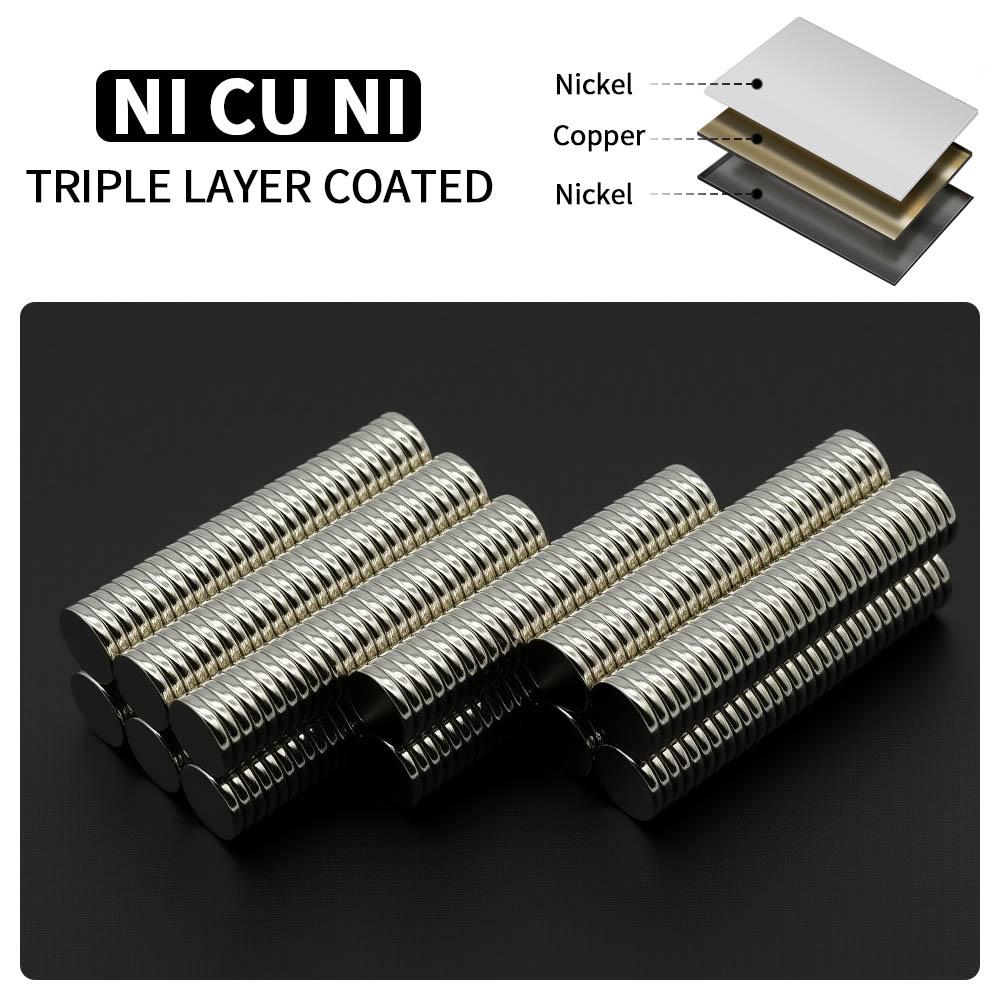 10x2mm Powerful Neodymium Magnet N35 NdfeB Permanent Magnetic imanes Round Super Strong Fridge Magnets DIY