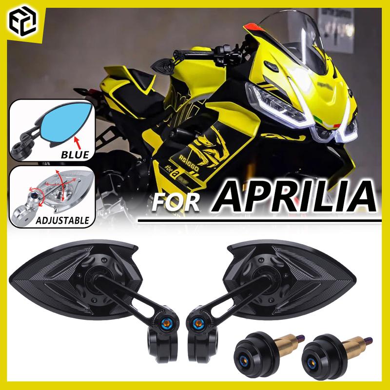 For APRILIA RS125 RS50 RS660 RSV4 RS457 TUONO125 660 1100 Motorcycle Rearview Mirror Side Mirror Handlebar Mirror Bar End Mirror