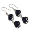 Natural London Blue Topaz 925 Sterling Silver Jewelry Earring 1.97" AEE-11220